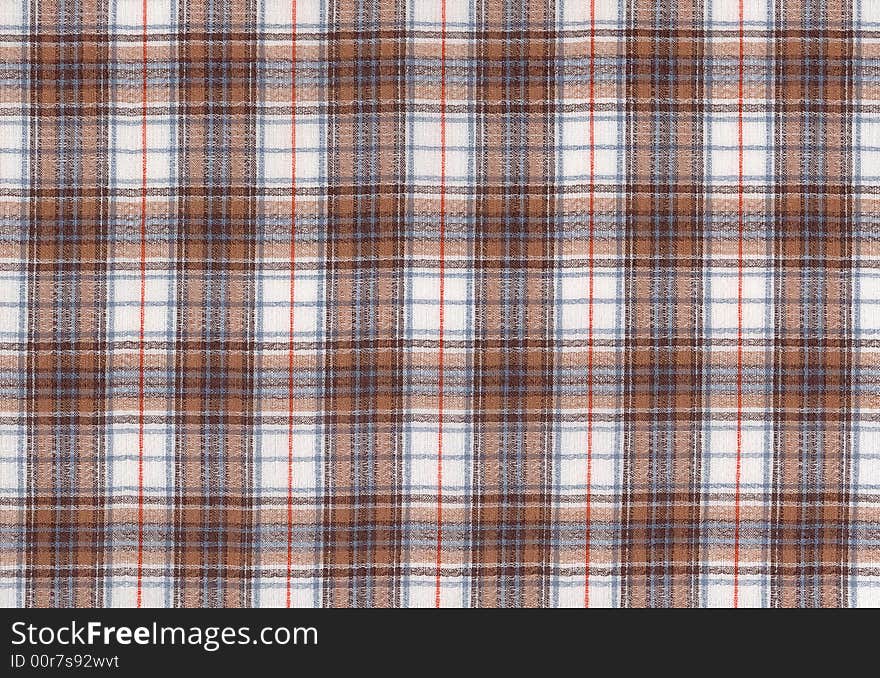 Tartan Chequered Fabric