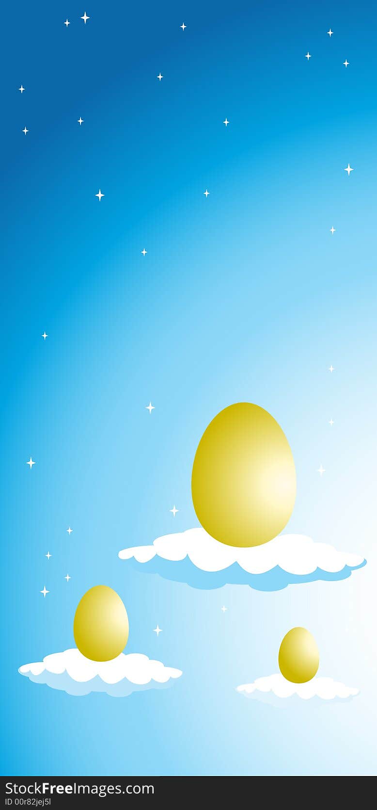 Easter eggs background