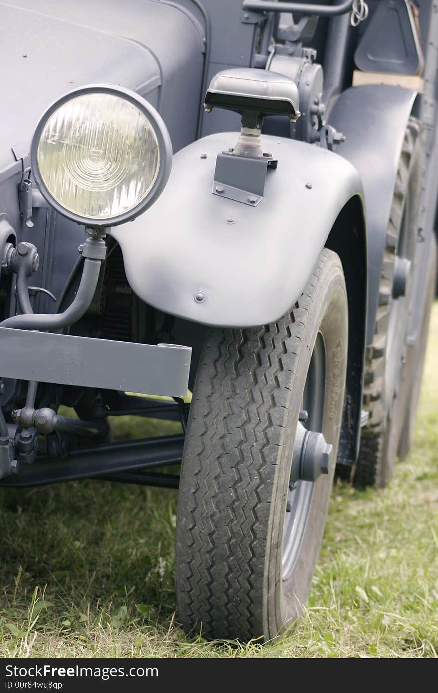 Old car with white background. Old car with white background.