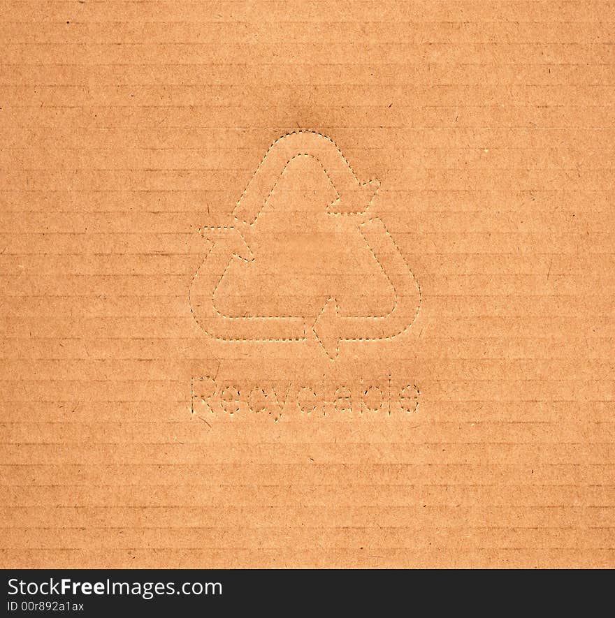 Extreme macro of recyclable cardboard. Extreme macro of recyclable cardboard