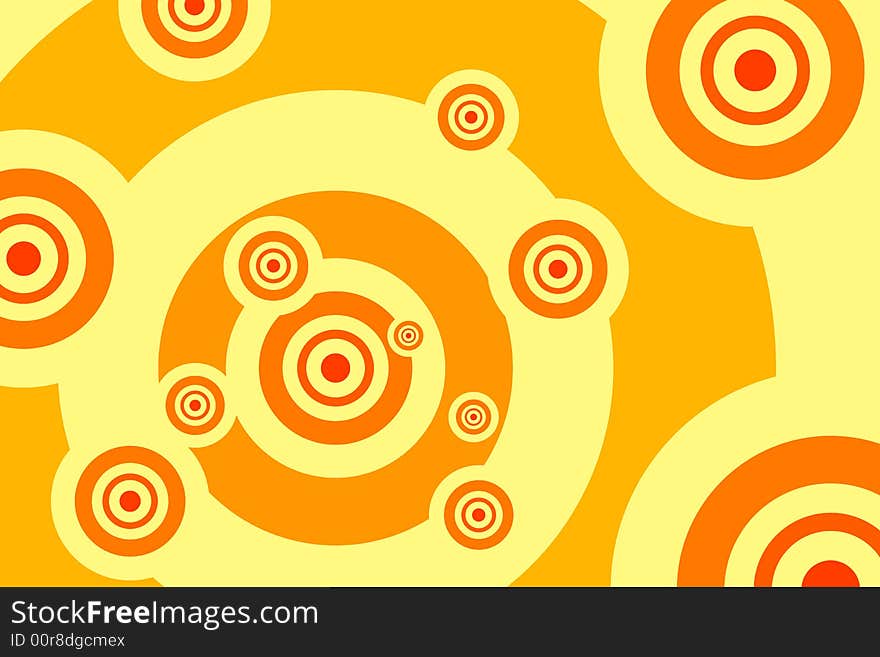 Vector illustration of abstract rings