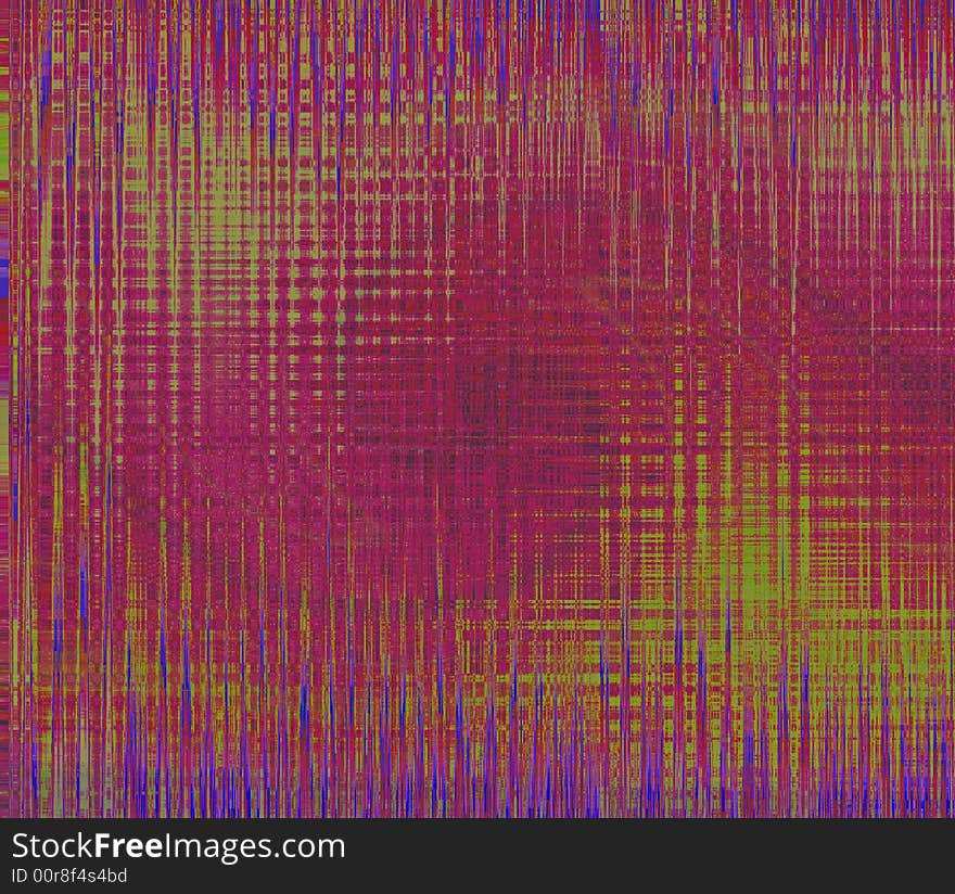 A computer generated illustration. Fractaled colors and lines. A computer generated illustration. Fractaled colors and lines.