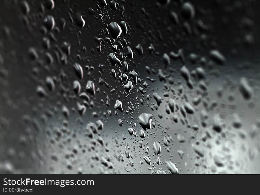 Drops of a rain on glass, liquid. Drops of a rain on glass, liquid