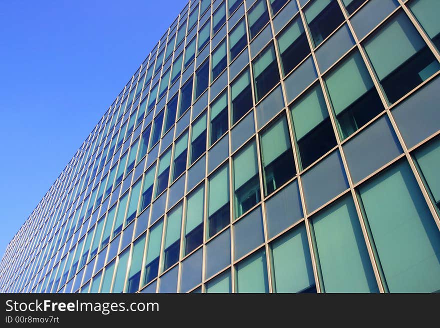 Business Building Windows