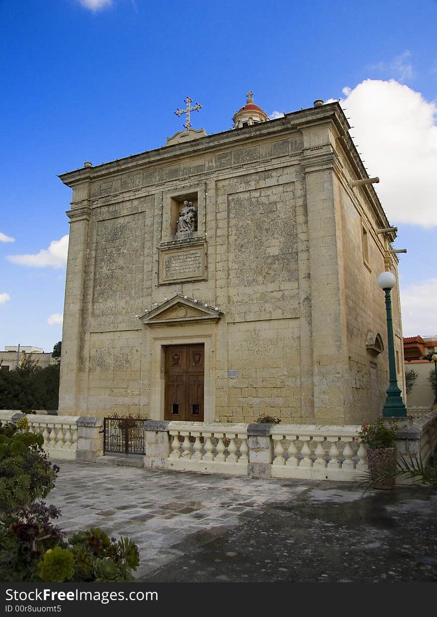 Tal Mirakli Church at the village of Attard in Malta