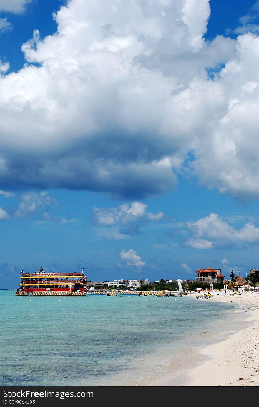 Clouds Over The Beach