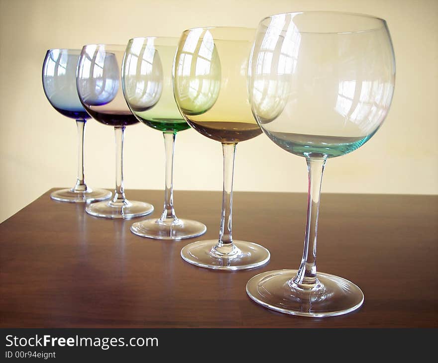 Wine glasses