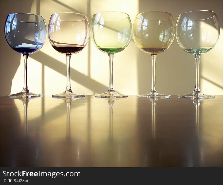 Wine glasses