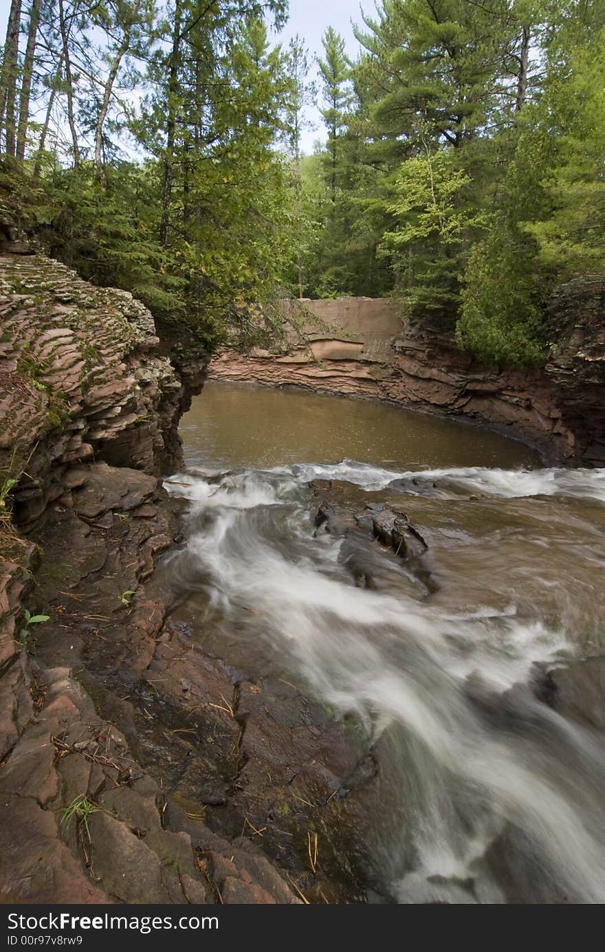 Top of falls Amnicon Falls State Park