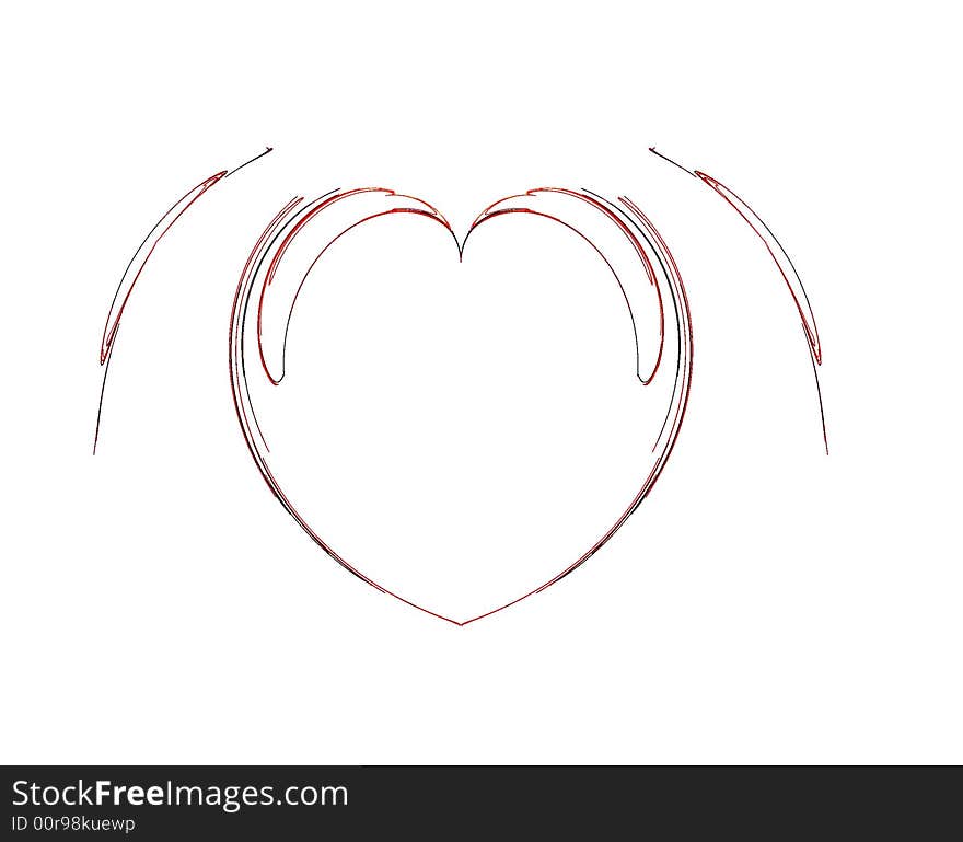 Heart abstract