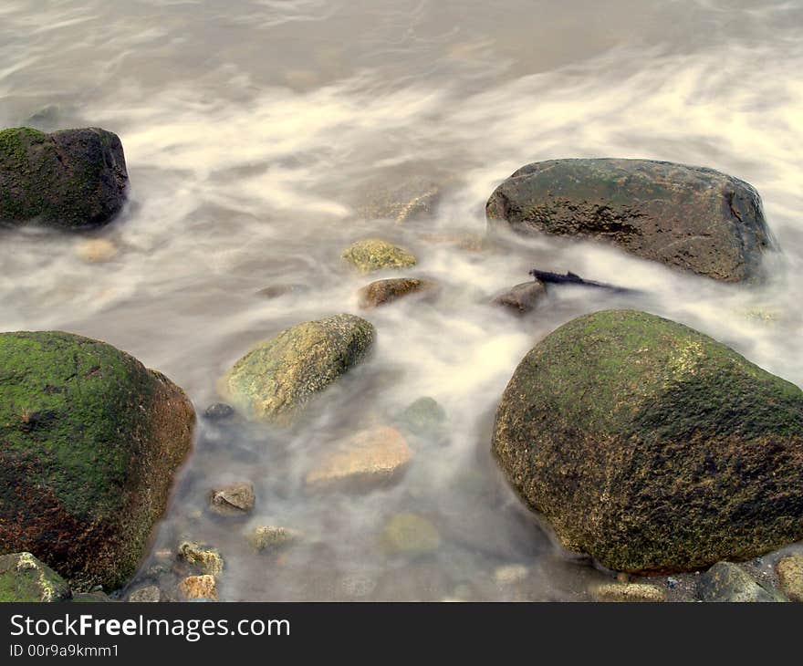 Water Flowing Rocks