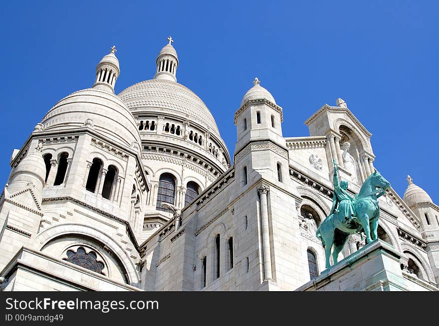 Basilica Sacre Coeur, Montmartre, Paris. Basilica Sacre Coeur, Montmartre, Paris