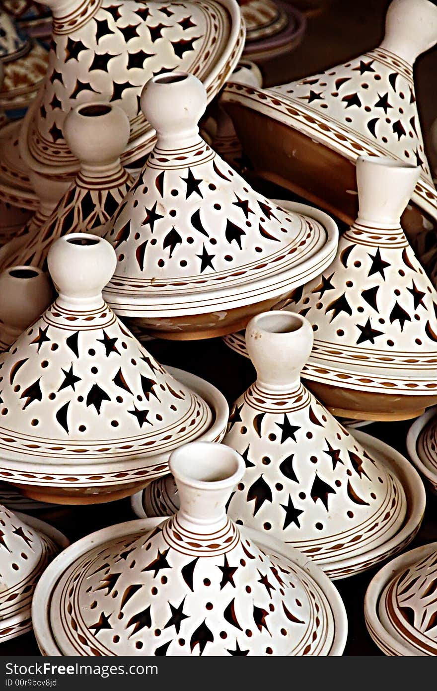 Clay pots