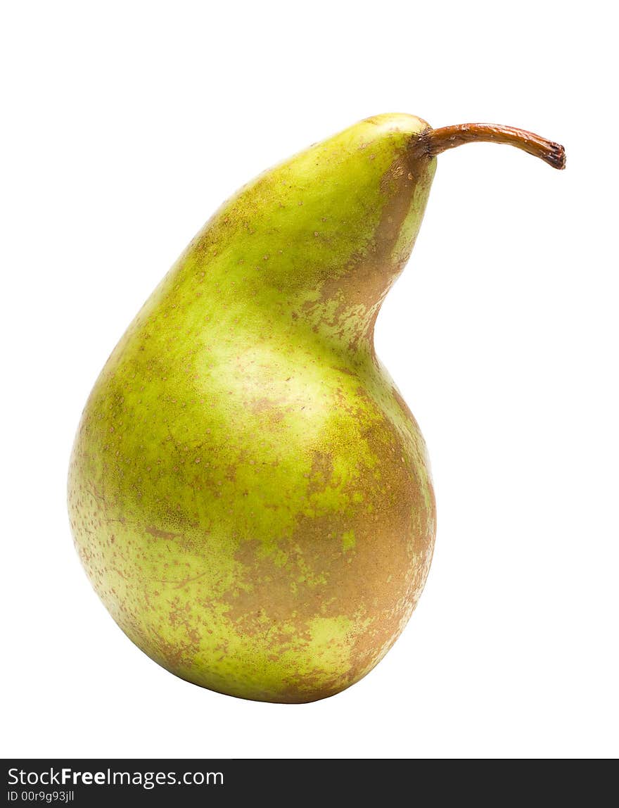 Isolated pear.