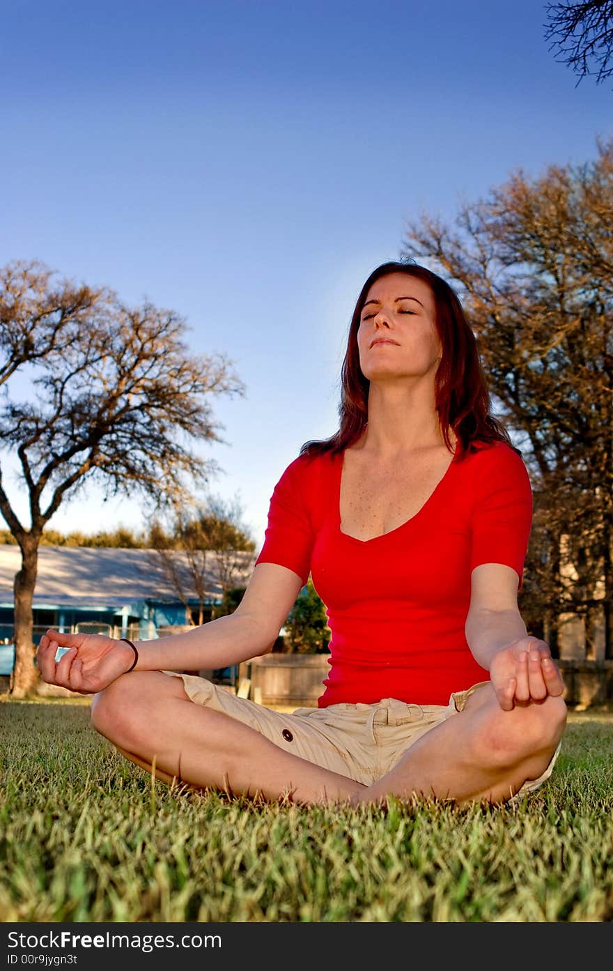 Meditating In The Park