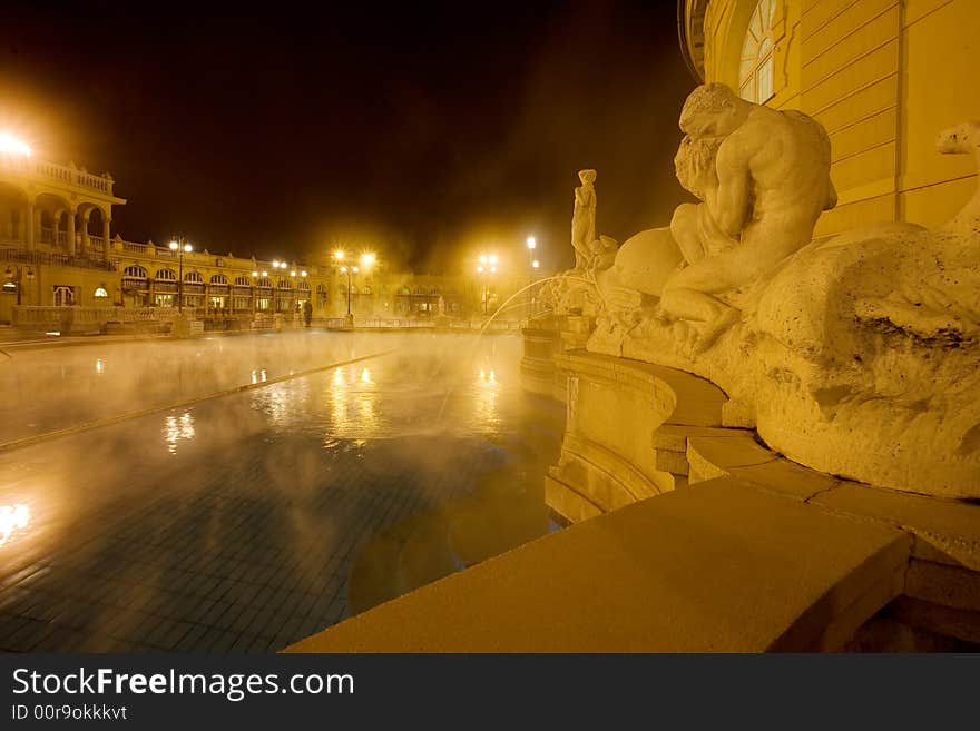 Public Baths, Night