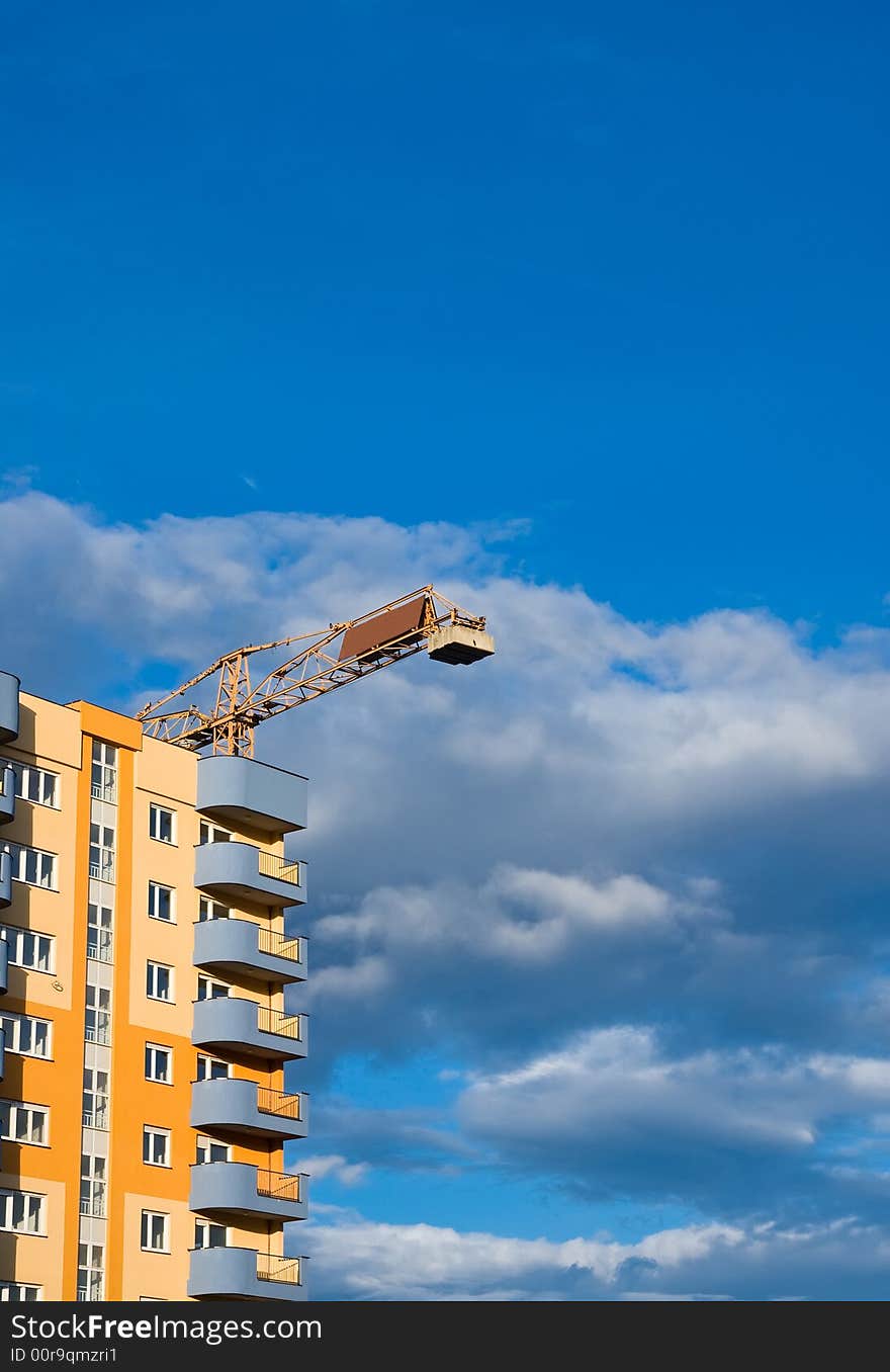 Building and blue sky