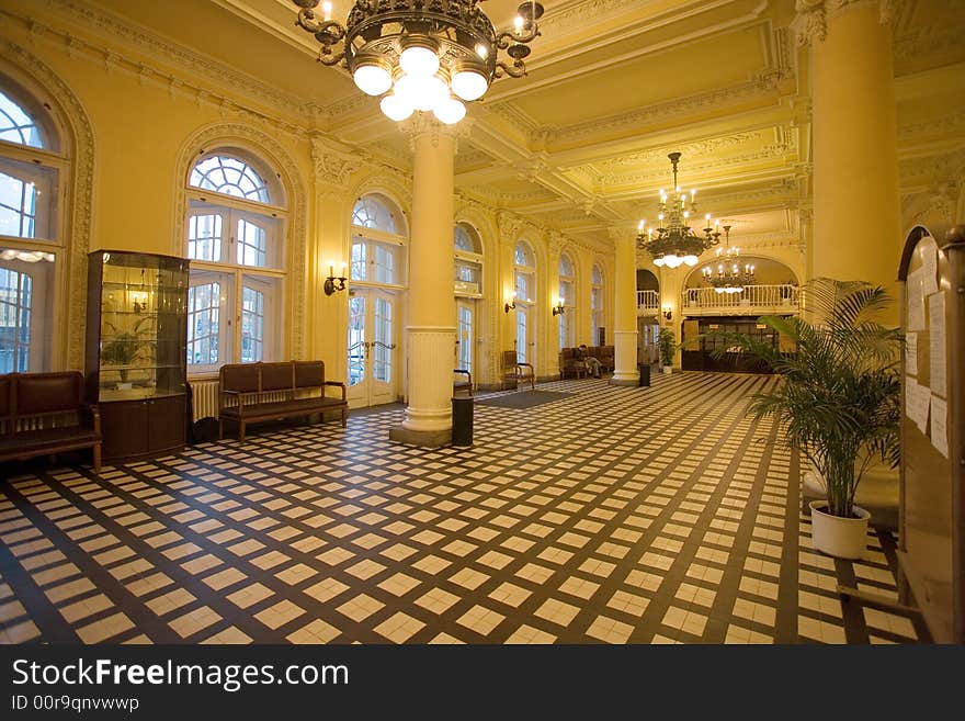 Public baths, entrance