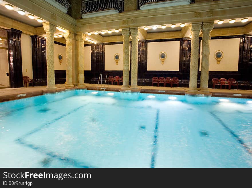 Public baths interior