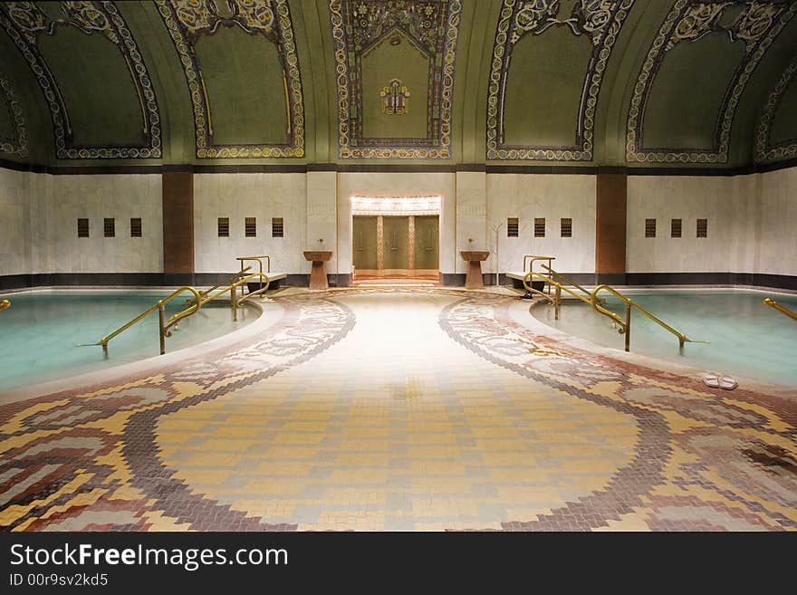 Public baths interior