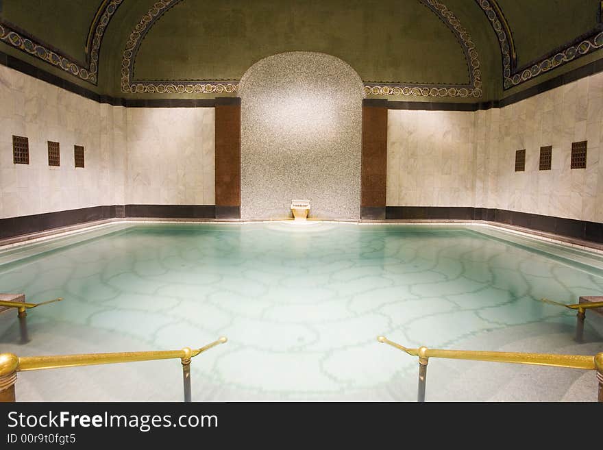 Public baths interior