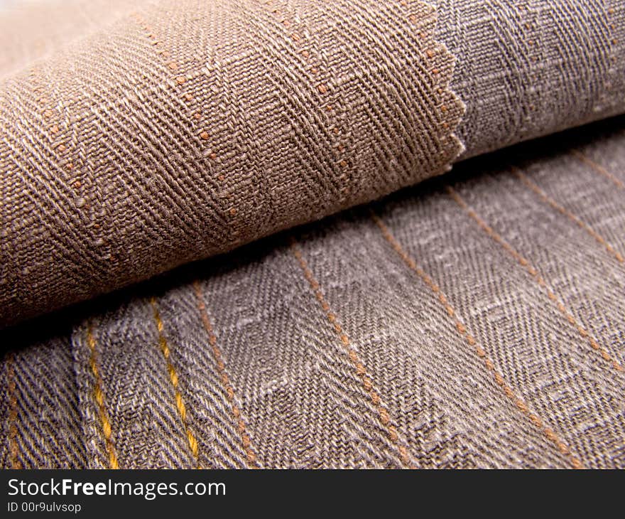 Textile brown texture sample