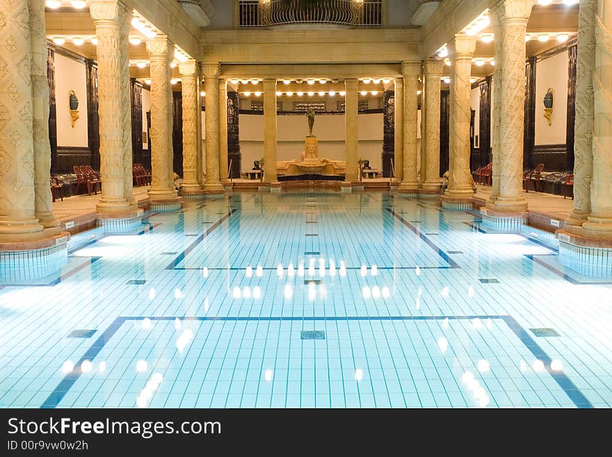 Public baths interior