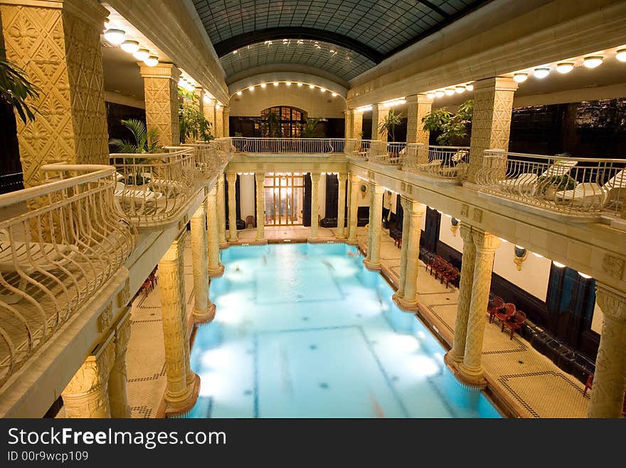 Public baths interior