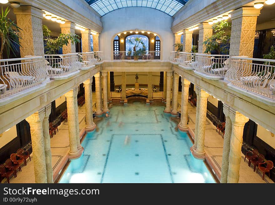 Public baths interior