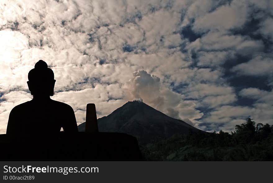 Indonesia, Java: Merapi eruption, may 2006