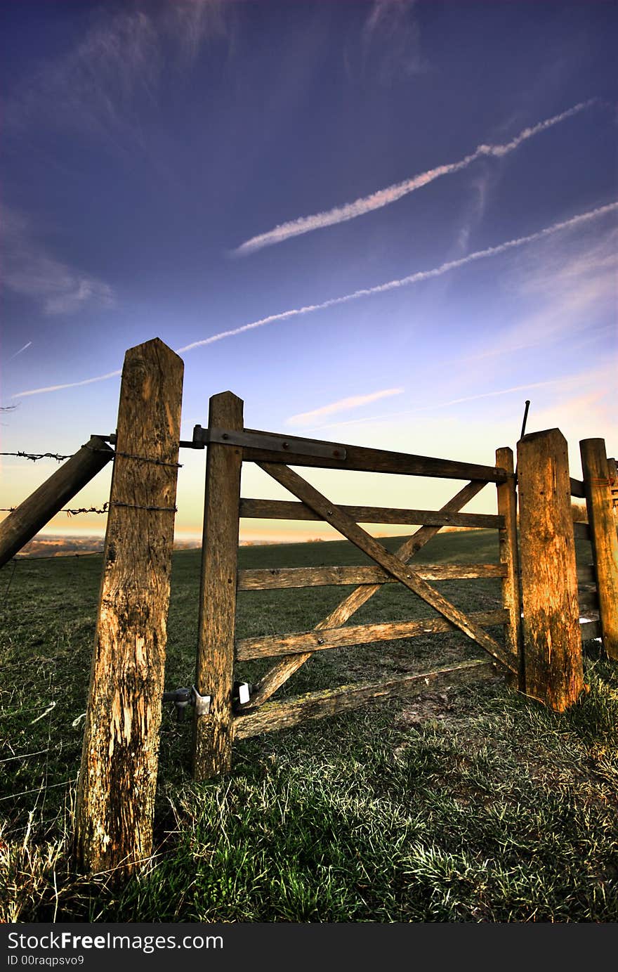 Gate On The South Downs