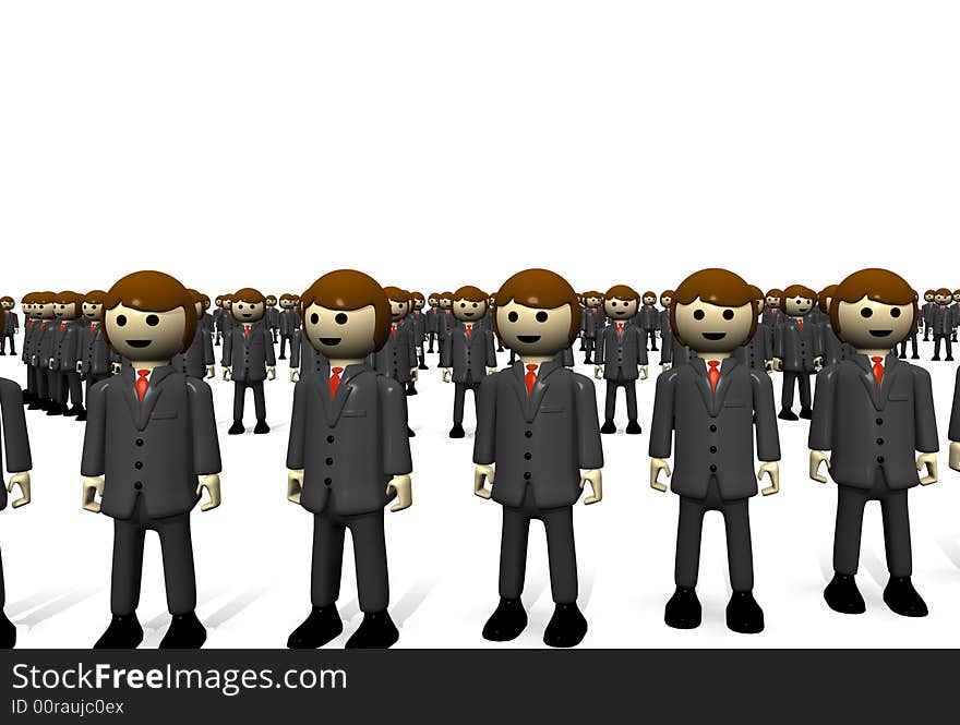 Army of business men