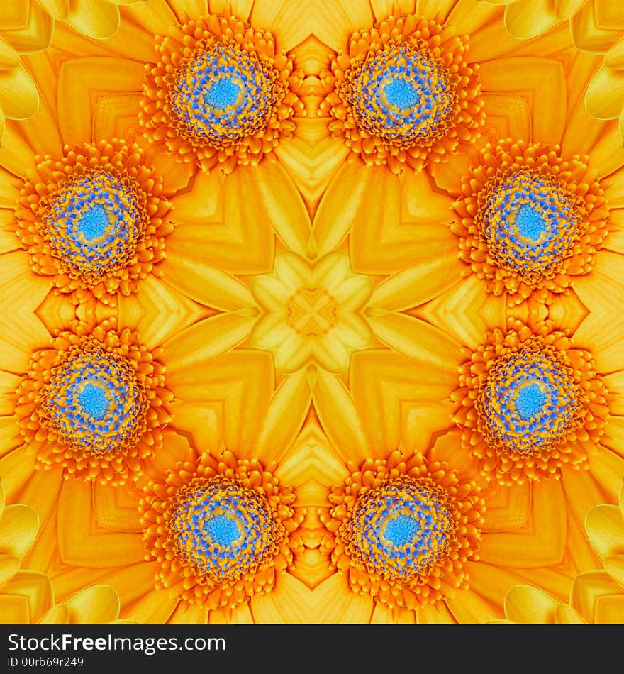 Abstract seamless texture with structure of an ornament ( flower )