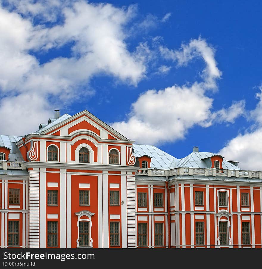 The old house in style of a baroque - St.Petersburg, Russia. The old house in style of a baroque - St.Petersburg, Russia