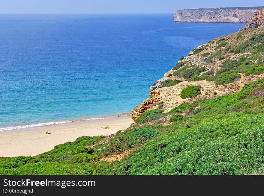 Portugal, area of Algarve, Sagres: Cabo de S Vincente; the extreme occidental pointe of Europe. Portugal, area of Algarve, Sagres: Cabo de S Vincente; the extreme occidental pointe of Europe