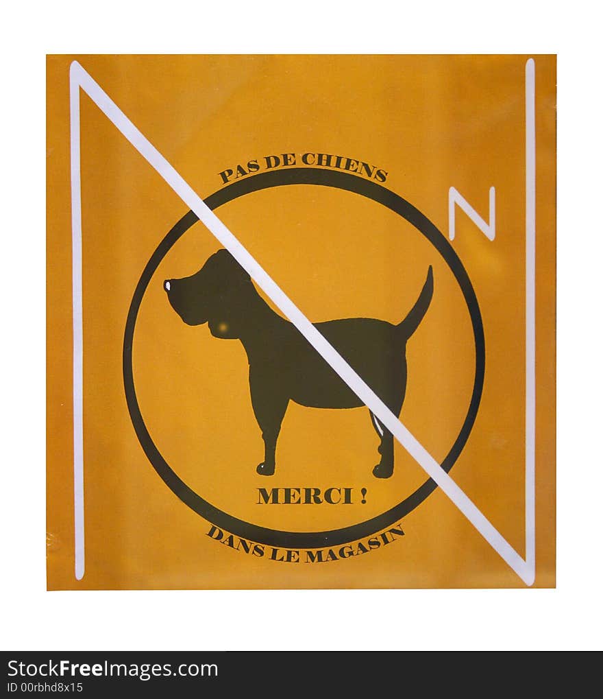 No Dog Warning 2