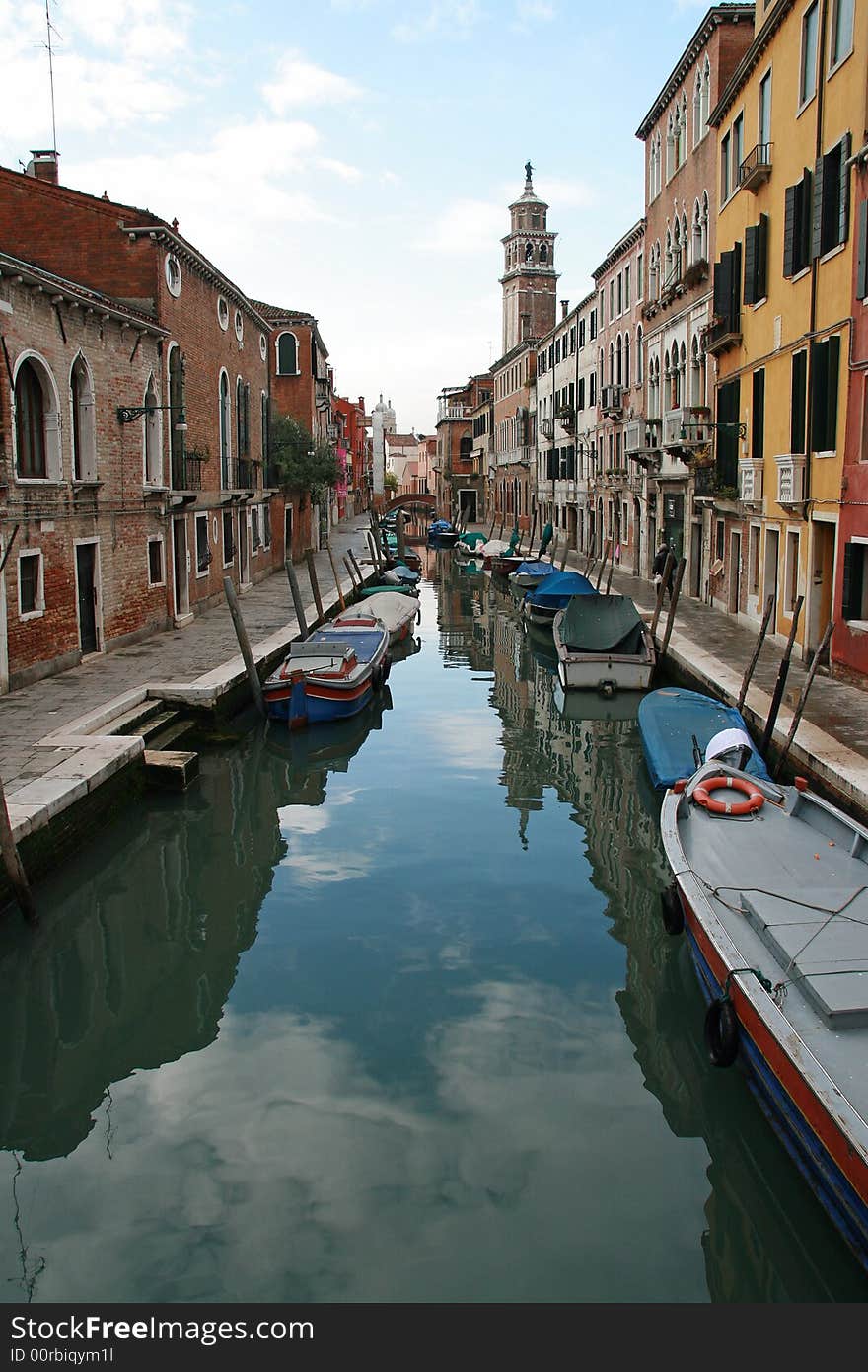 A canal of Venice