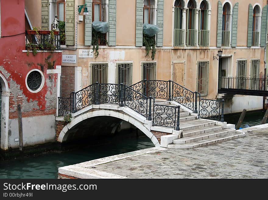 A canal of Venice Italy