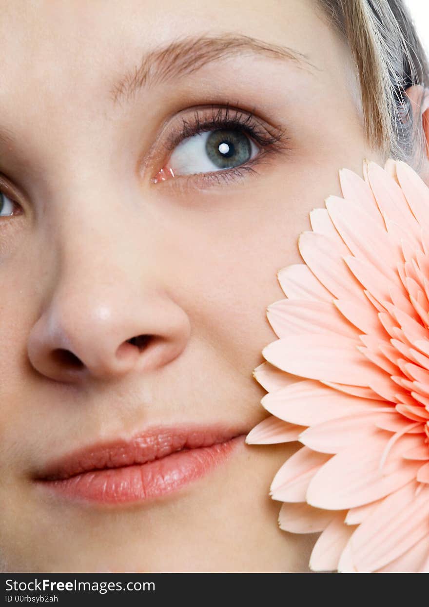 Girl With Flower