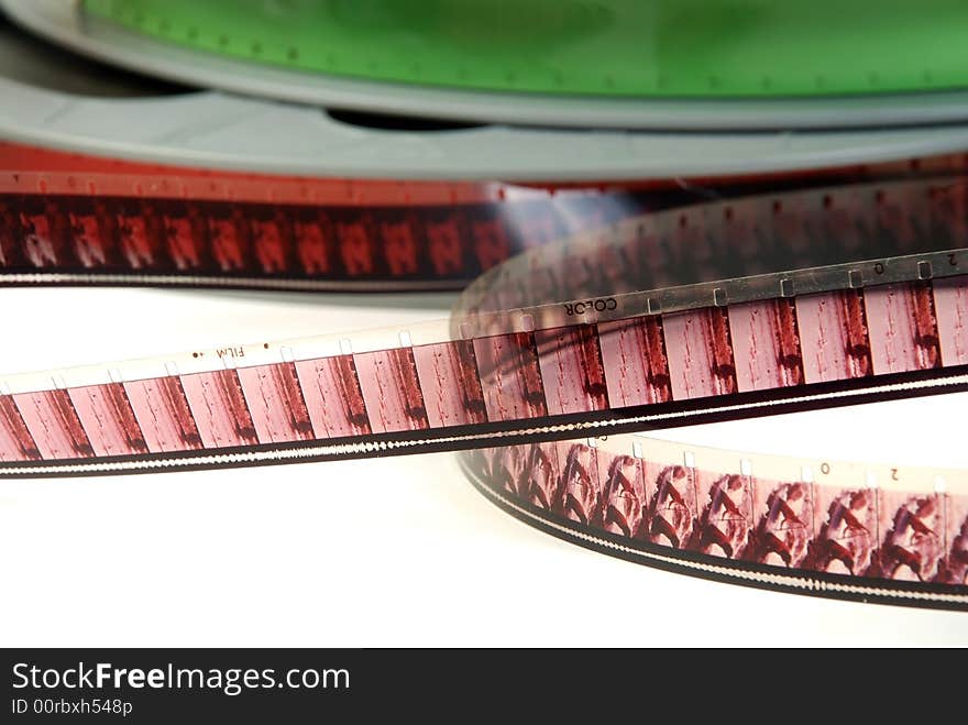 Film Reels Closeup