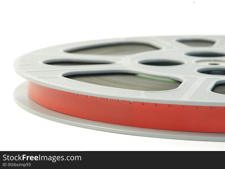 Film reels closeup