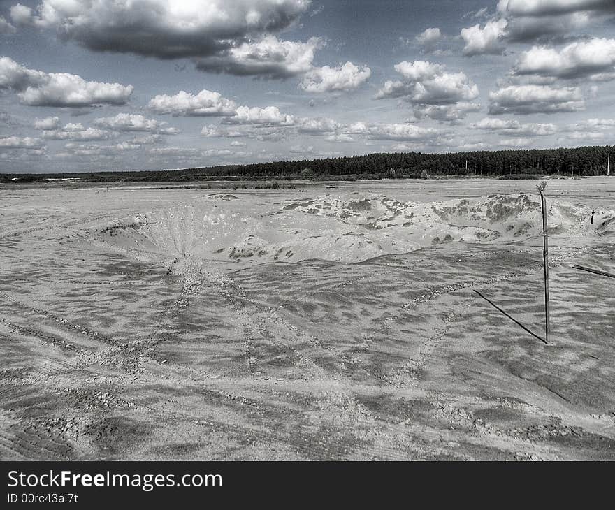 Sand & clouds