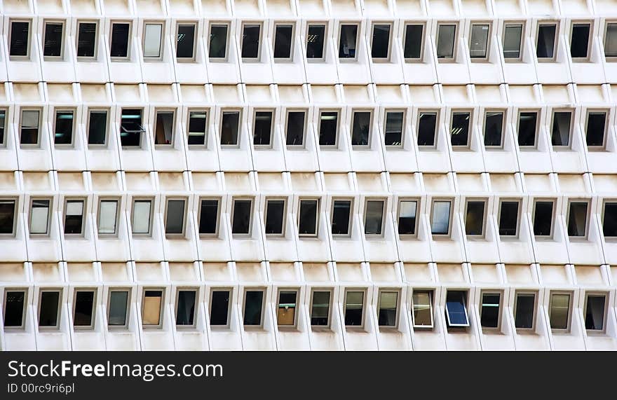 Windows of modern building from Israel