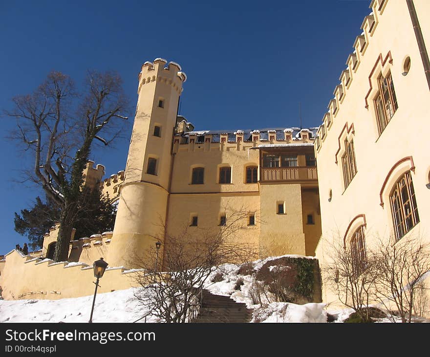 One of the royal palaces in Bavaria. One of the royal palaces in Bavaria