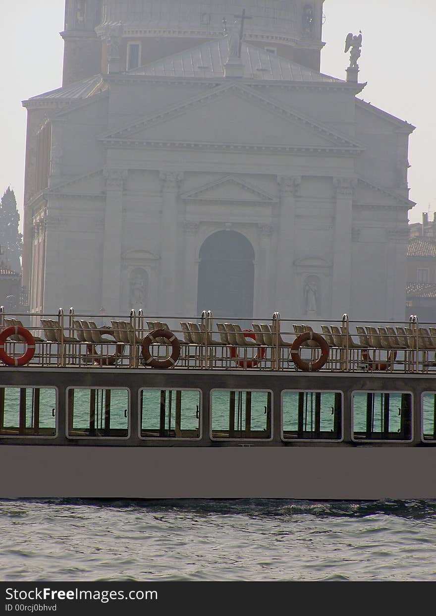 Vaporetto Boat In Venice - Italy