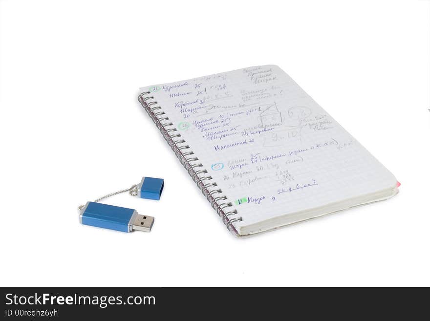 Notebook and USB Flash