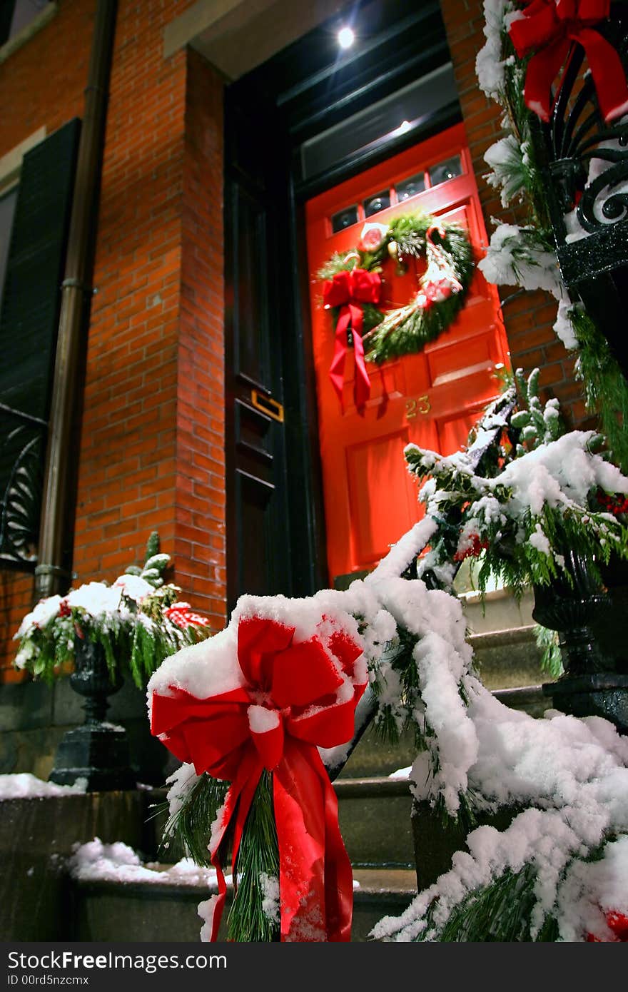 Stock image of a snowing winter at Boston, Massachusetts, USA. Stock image of a snowing winter at Boston, Massachusetts, USA