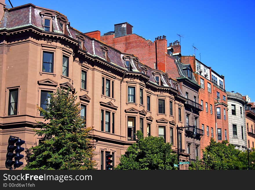 Beacon Hill is a wealthy neighborhood of Federal-style rowhouses, with some of the highest property values in the United States. Beacon Hill is a wealthy neighborhood of Federal-style rowhouses, with some of the highest property values in the United States