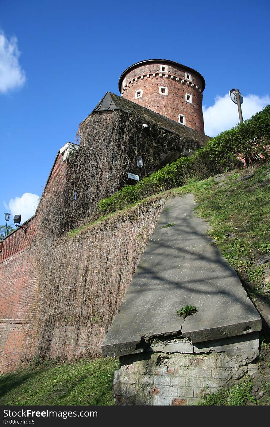 Tower Of Wawel Castle. Krakow. Poland.