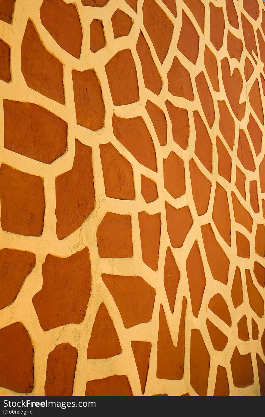 Unusual pattern on wall